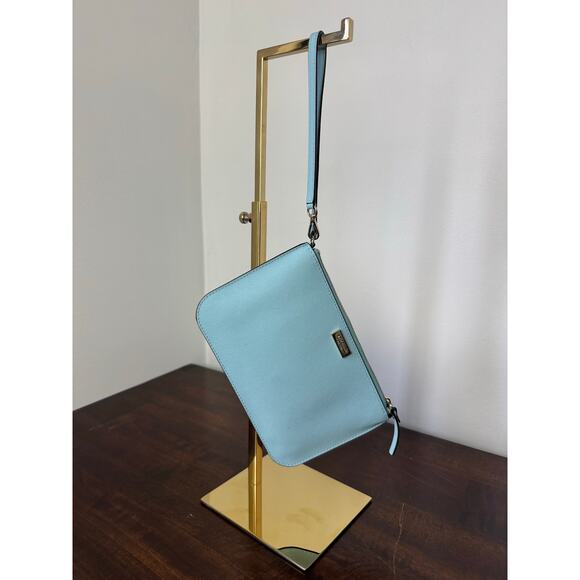 Kate Spade Handbags - Kate Spade Light Blue Leather Wristlet